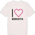 Jag älskar Berceto t-shirt stort tryck