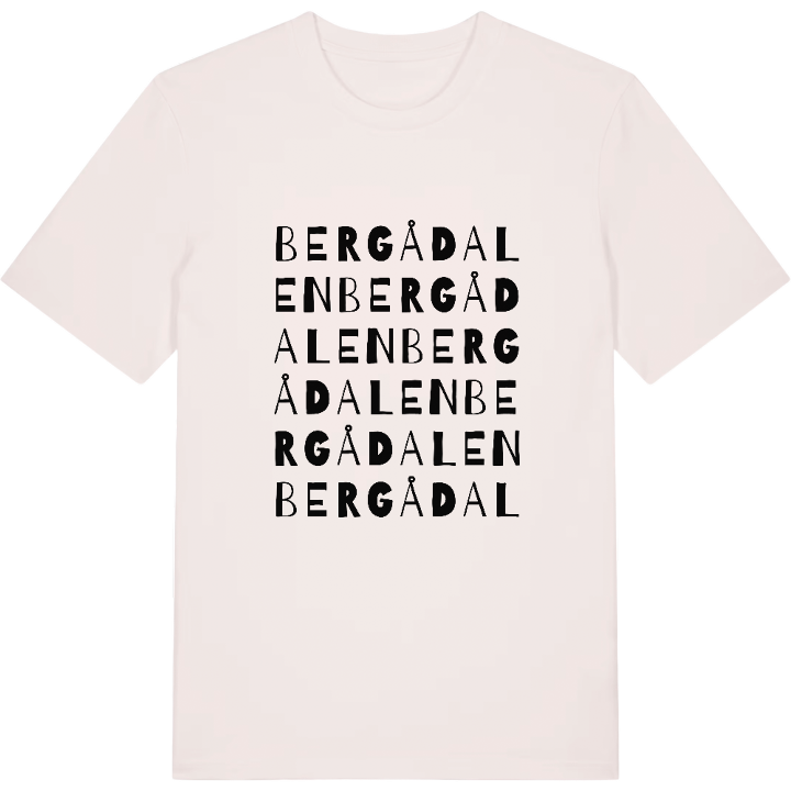 Bergådalen ordlek t-shirt – t-shirt från PinShirt