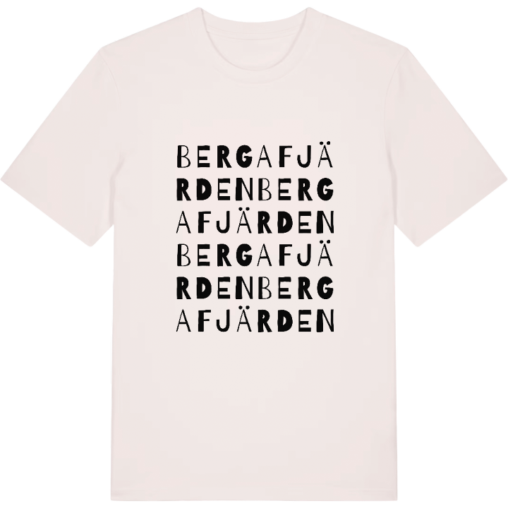 Bergafjärden ordlek t-shirt – t-shirt från PinShirt