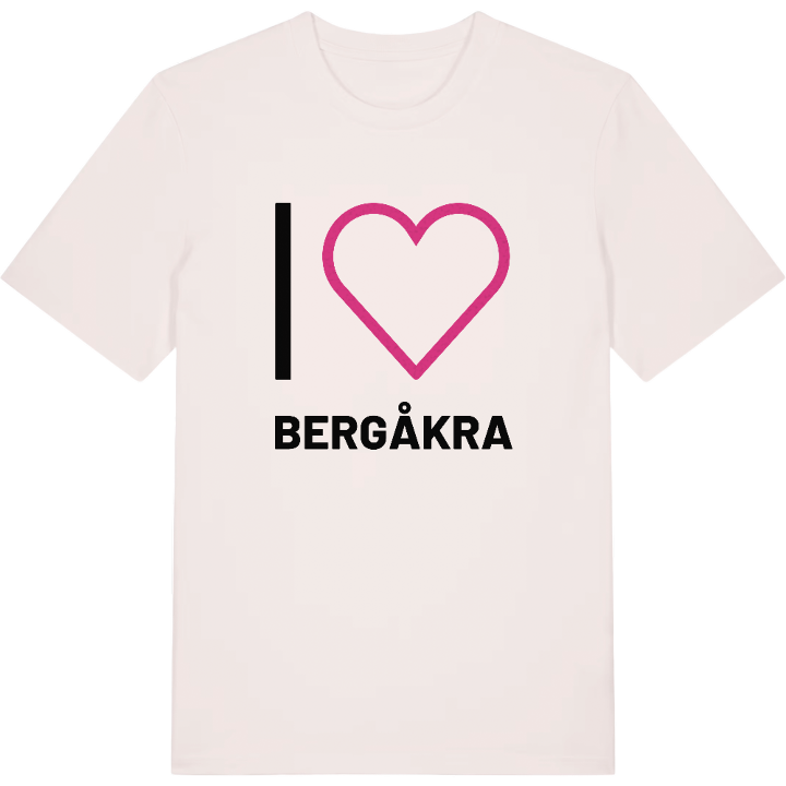 Jag älskar Bergåkra t-shirt stort tryck – t-shirt från PinShirt