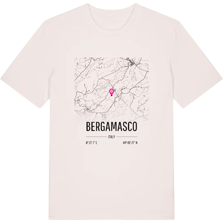 Bergamasco karta t-shirt – t-shirt från PinShirt