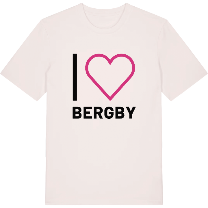 Jag älskar Bergby t-shirt stort tryck – t-shirt från PinShirt