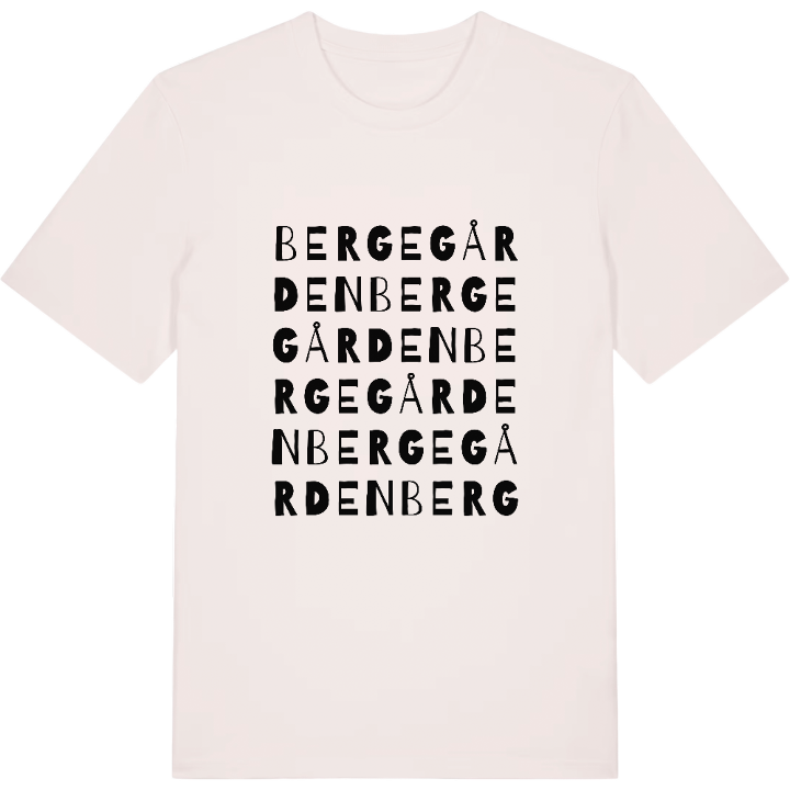 Bergegården ordlek t-shirt – t-shirt från PinShirt