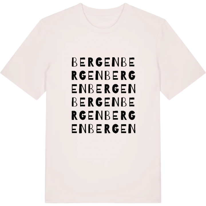 Bergen ordlek t-shirt – t-shirt från PinShirt