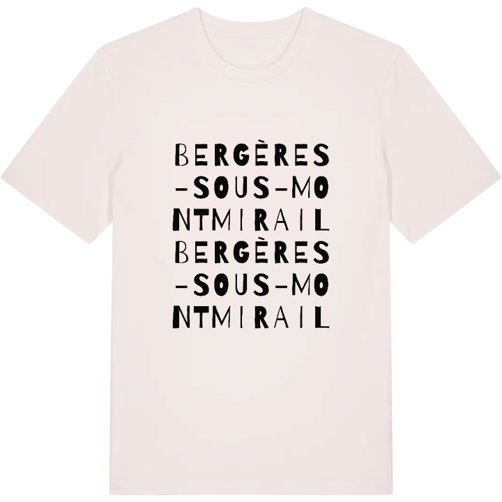 Bergères-sous-Montmirail ordlek t-shirt – t-shirt från PinShirt