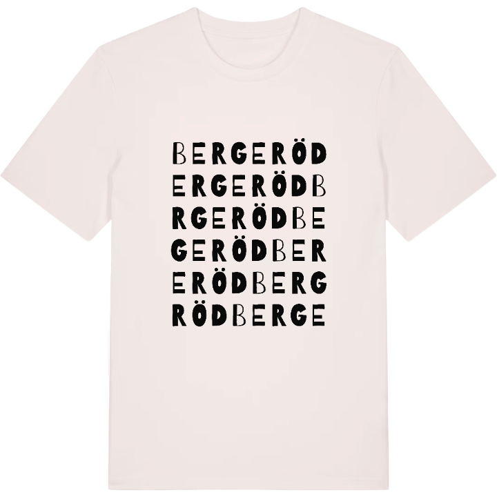 Bergeröd ordlek t-shirt – t-shirt från PinShirt