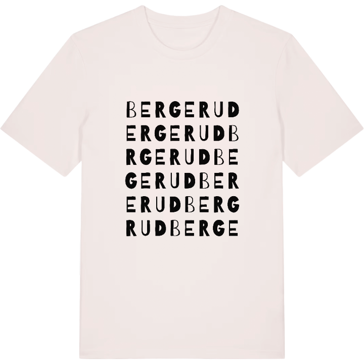Bergerud ordlek t-shirt – t-shirt från PinShirt