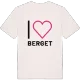 Jag älskar Berget t-shirt stort tryck