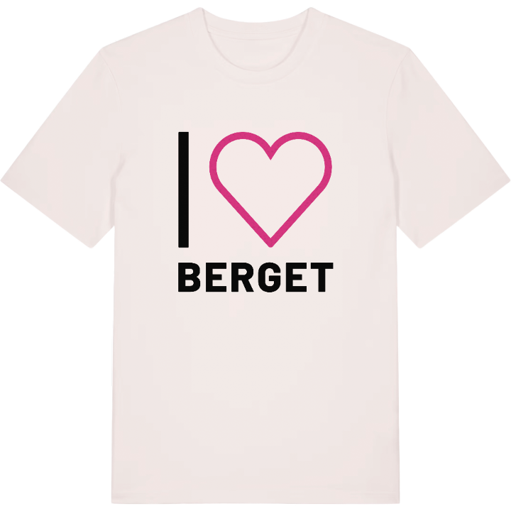 Jag älskar Berget t-shirt stort tryck – t-shirt från PinShirt