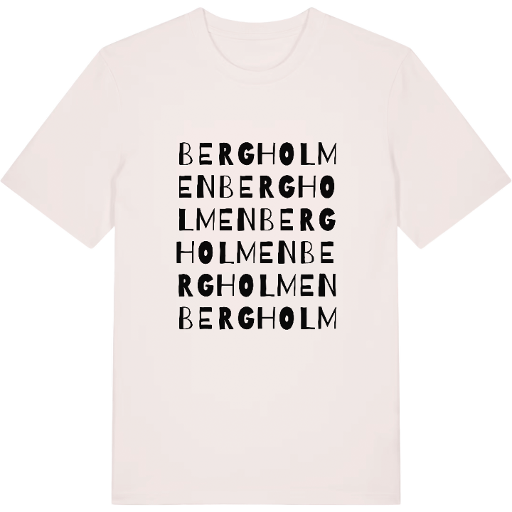 Bergholmen ordlek t-shirt – t-shirt från PinShirt