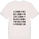 Bergmyren ordlek t-shirt