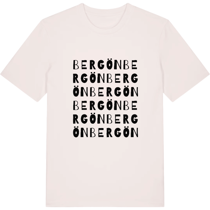 Bergön ordlek t-shirt – t-shirt från PinShirt