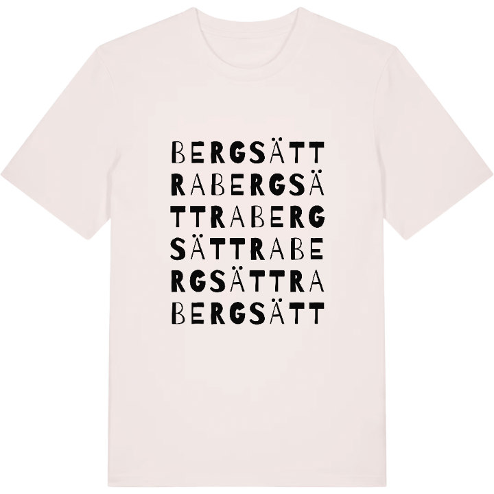 Bergsättra ordlek t-shirt – t-shirt från PinShirt