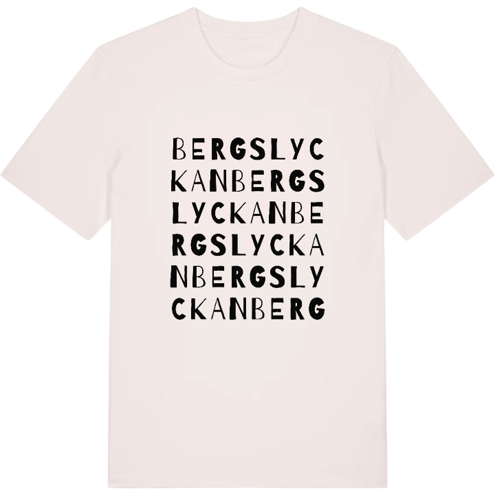Bergslyckan ordlek t-shirt – t-shirt från PinShirt