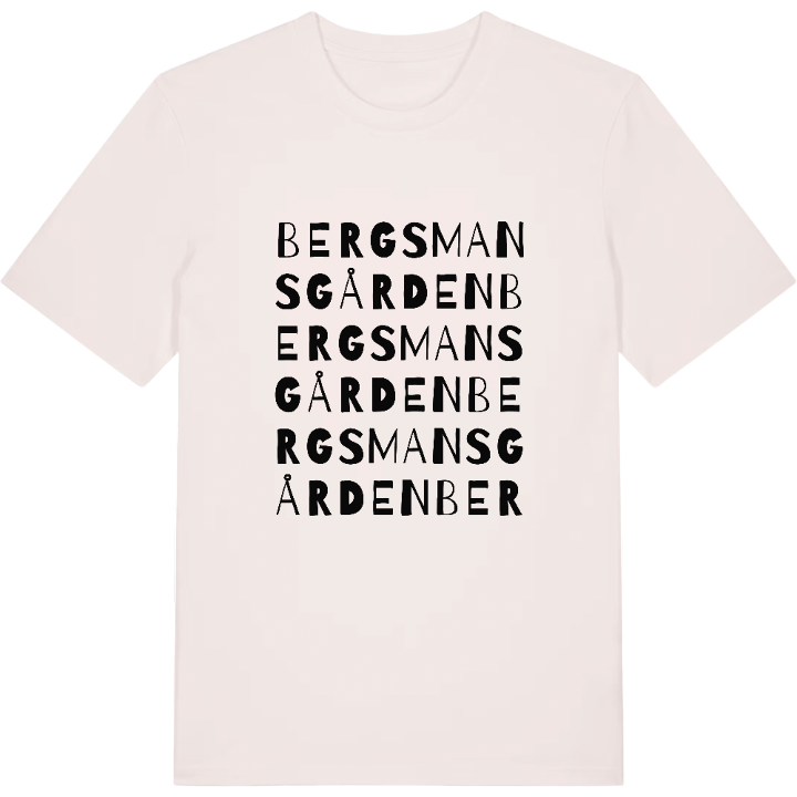 Bergsmansgården ordlek t-shirt – t-shirt från PinShirt