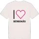Jag älskar Bergsnäs t-shirt stort tryck