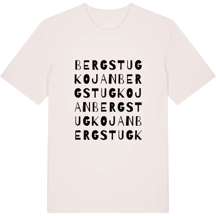 Bergstugkojan ordlek t-shirt – t-shirt från PinShirt