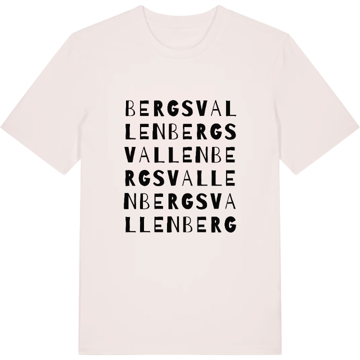 Bergsvallen ordlek t-shirt – t-shirt från PinShirt