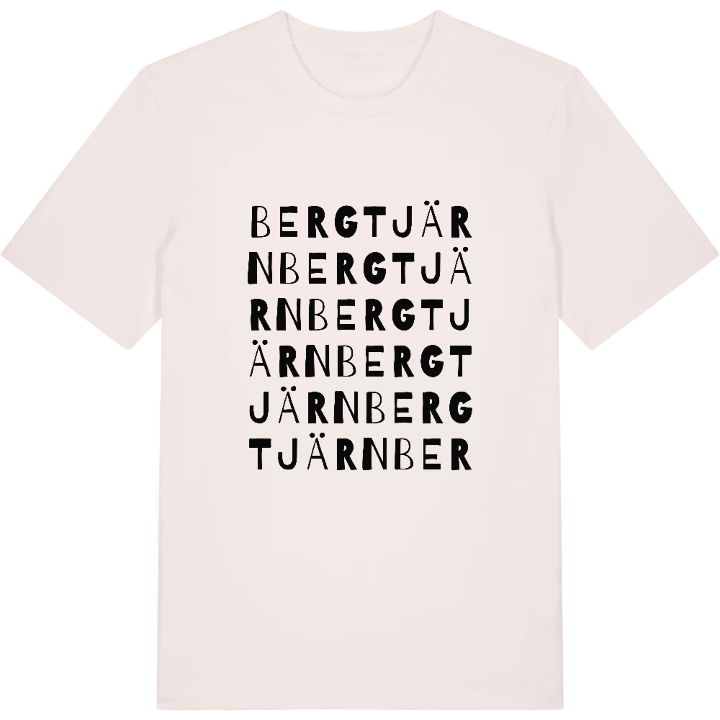 Bergtjärn ordlek t-shirt – t-shirt från PinShirt