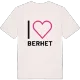 Jag älskar Berhet t-shirt stort tryck