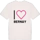 Jag älskar Bernay t-shirt stort tryck