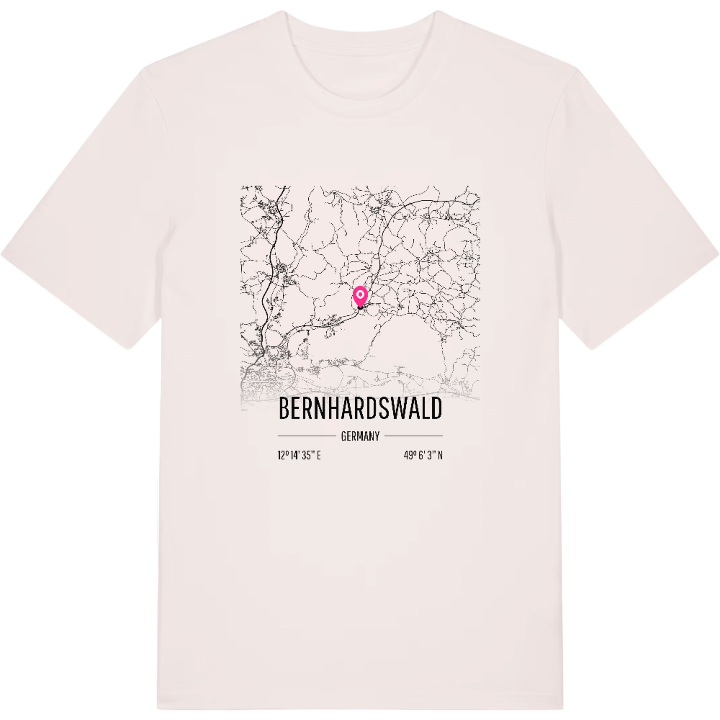 Bernhardswald karta t-shirt – t-shirt från PinShirt