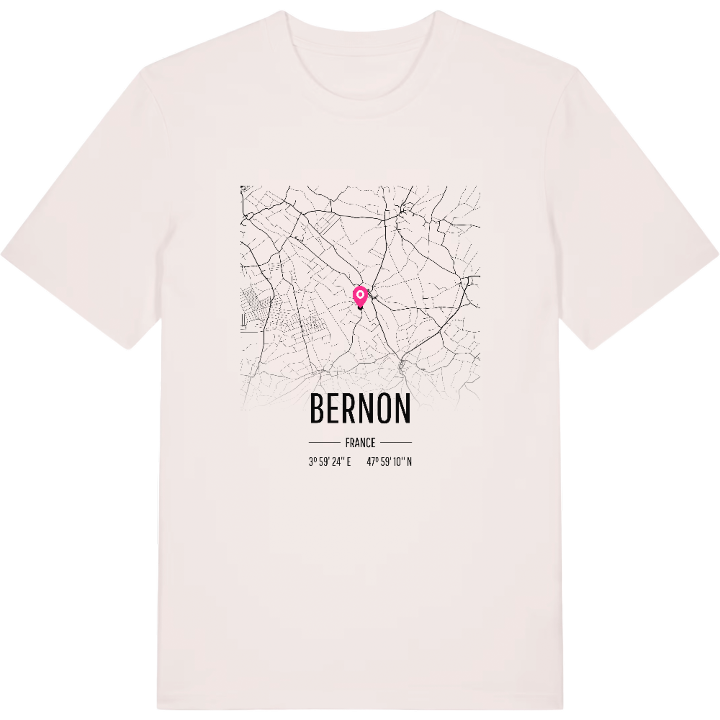 Bernon karta t-shirt – t-shirt från PinShirt