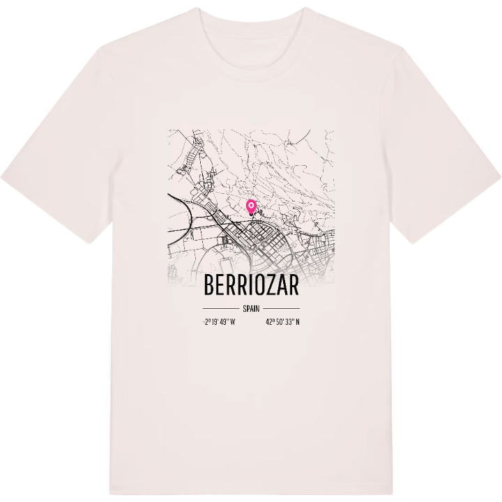 Berriozar karta t-shirt – t-shirt från PinShirt