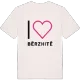 Jag älskar Bërzhitë t-shirt stort tryck