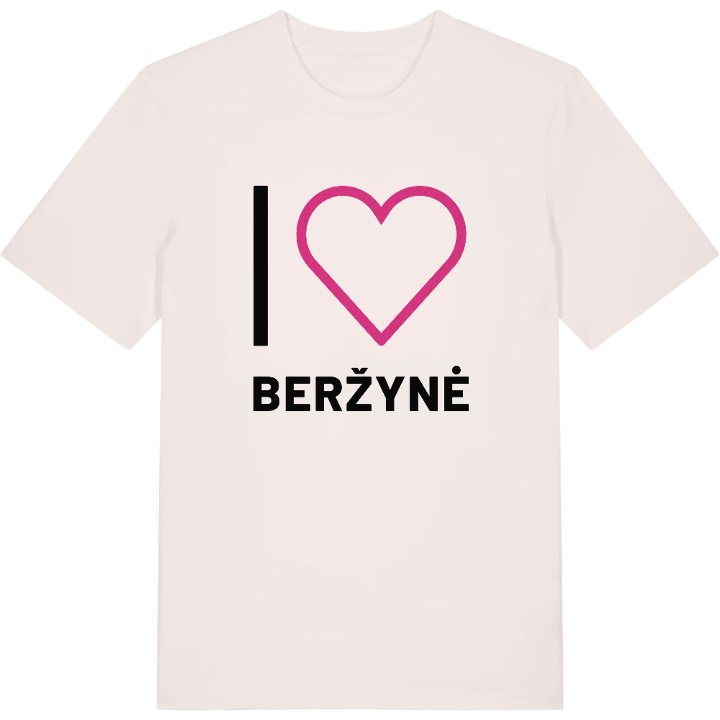 Jag älskar Beržynė t-shirt stort tryck – t-shirt från PinShirt