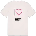 Jag älskar Bet t-shirt stort tryck