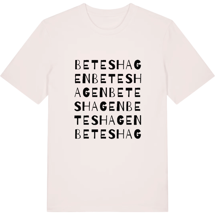 Beteshagen ordlek t-shirt – t-shirt från PinShirt
