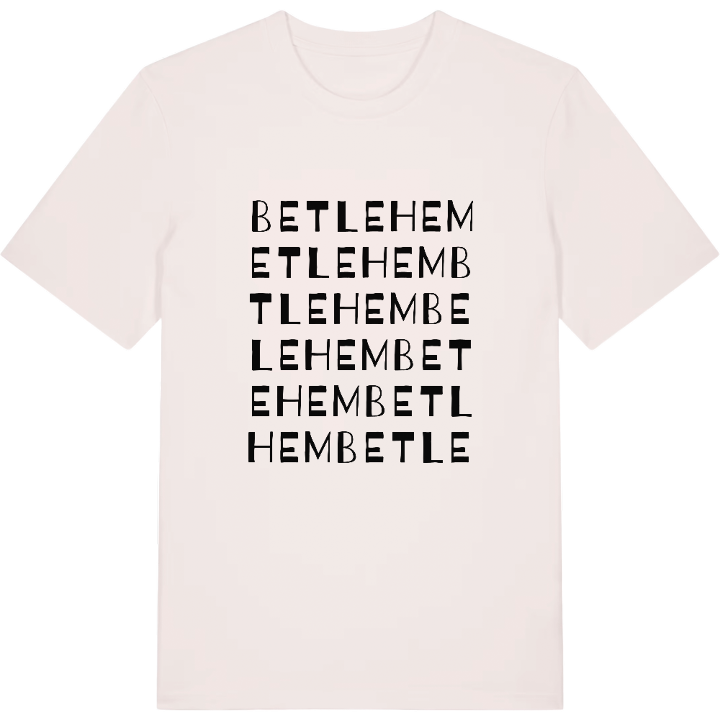 Betlehem ordlek t-shirt – t-shirt från PinShirt