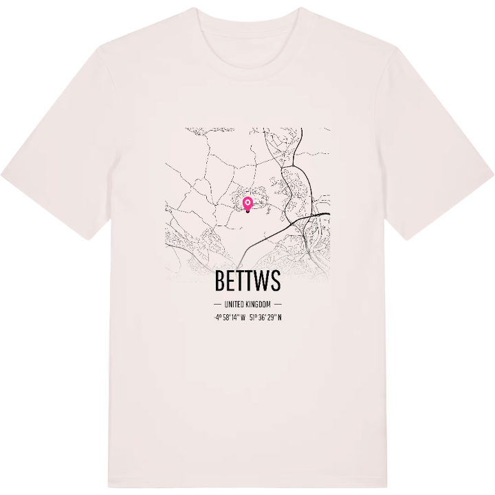 Bettws karta t-shirt – t-shirt från PinShirt
