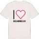 Jag älskar Beugneux t-shirt stort tryck