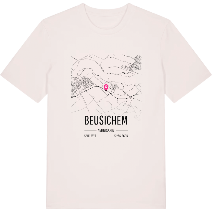 Beusichem karta t-shirt – t-shirt från PinShirt