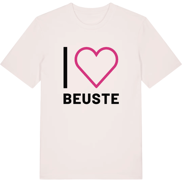 Jag älskar Beuste t-shirt stort tryck – t-shirt från PinShirt
