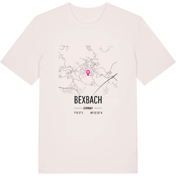 Bexbach karta t-shirt – t-shirt från PinShirt