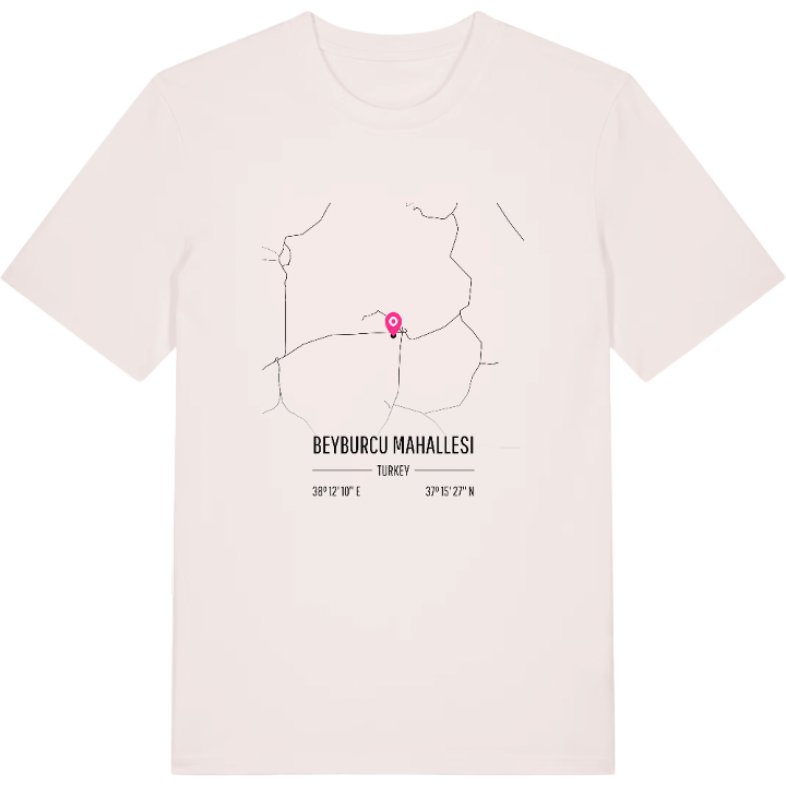 Beyburcu Mahallesi karta t-shirt – t-shirt från PinShirt