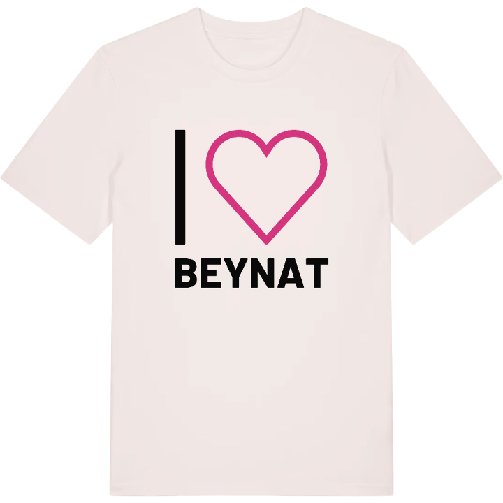 Jag älskar Beynat t-shirt stort tryck – t-shirt från PinShirt