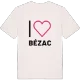 Jag älskar Bézac t-shirt stort tryck