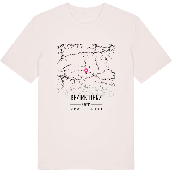 Bezirk Lienz karta t-shirt – t-shirt från PinShirt