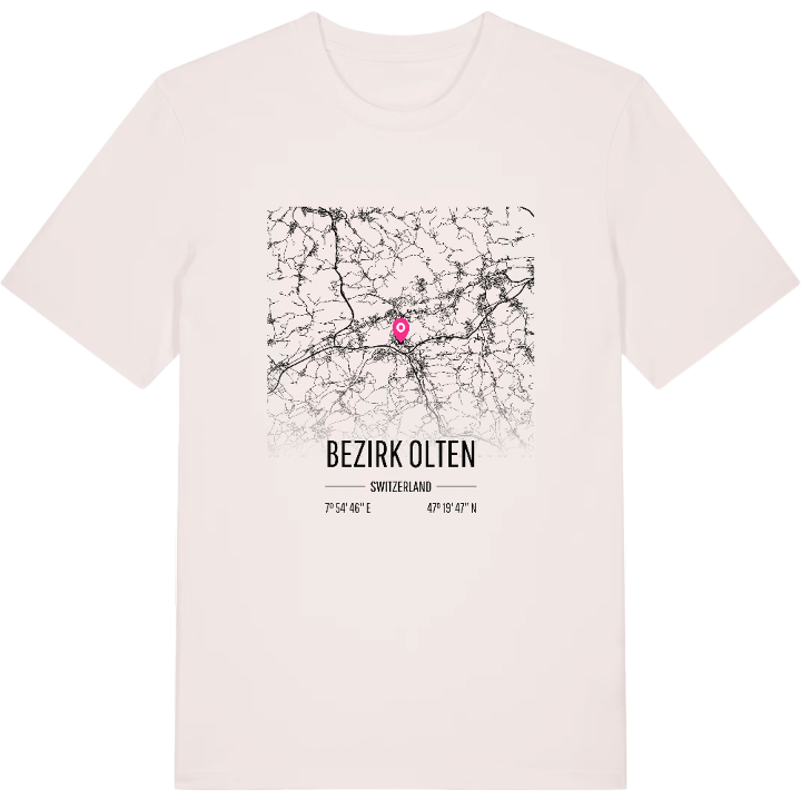 Bezirk Olten karta t-shirt – t-shirt från PinShirt