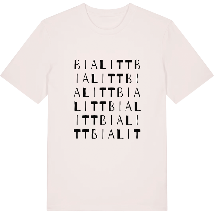 Bialitt ordlek t-shirt – t-shirt från PinShirt