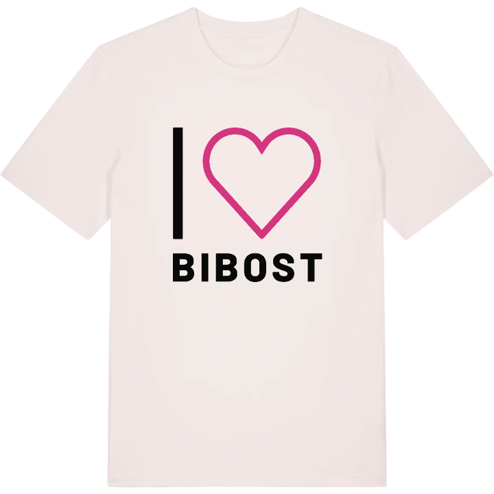 Jag älskar Bibost t-shirt stort tryck – t-shirt från PinShirt