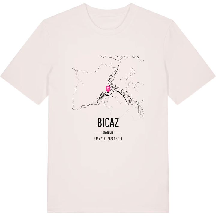 Bicaz karta t-shirt – t-shirt från PinShirt