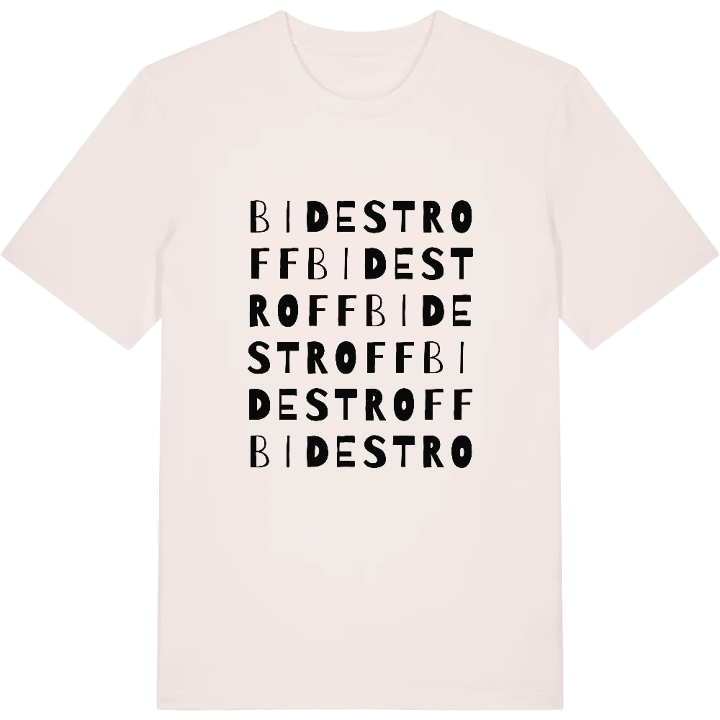 Bidestroff ordlek t-shirt – t-shirt från PinShirt