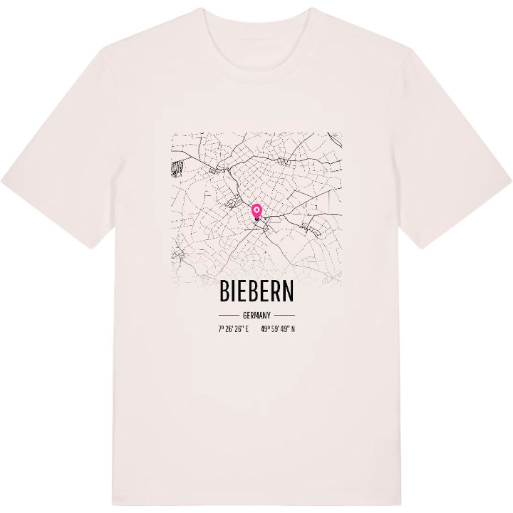 Biebern karta t-shirt – t-shirt från PinShirt
