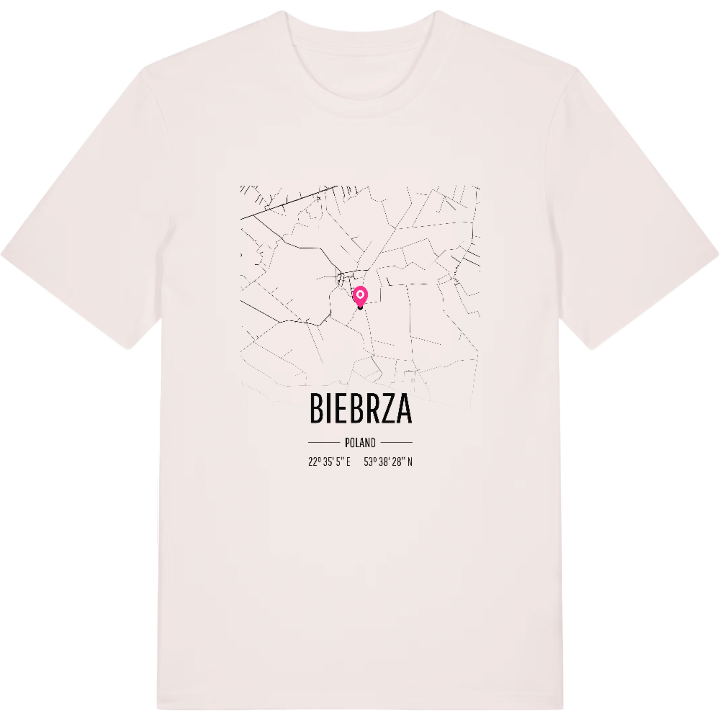 Biebrza karta t-shirt – t-shirt från PinShirt
