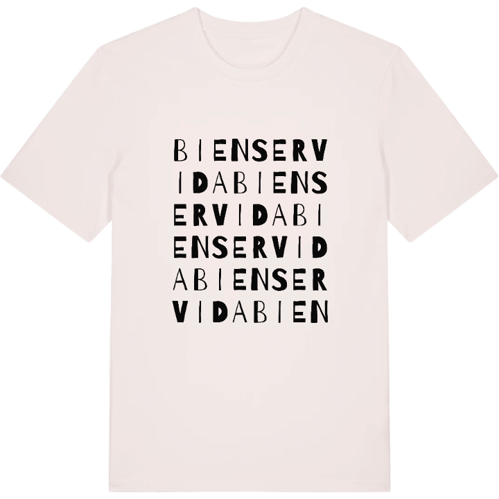 Bienservida ordlek t-shirt – t-shirt från PinShirt